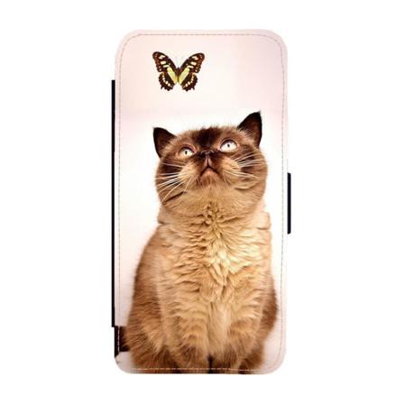 Brittiskt Korthår Katt Iphone 14 Pro Max Plånboksfodral Multifärg