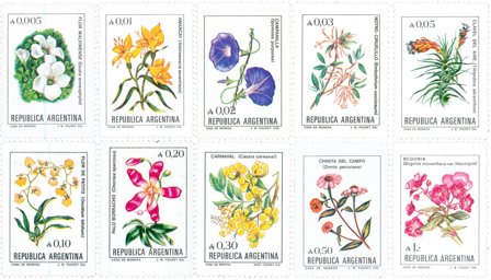 Argentina 1985 - MICHEL 1748/1757 - Postfrisk