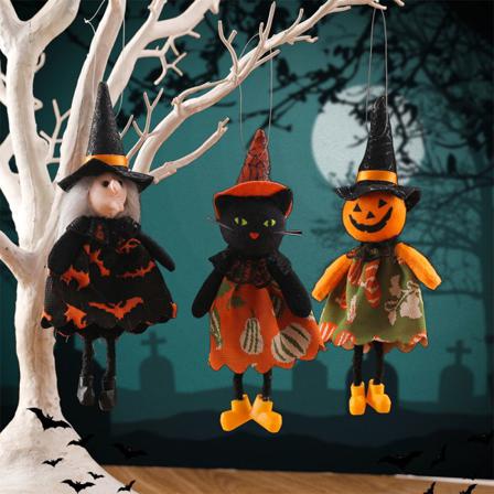 Halloween Tre Anheng Hengende Ornament Heks