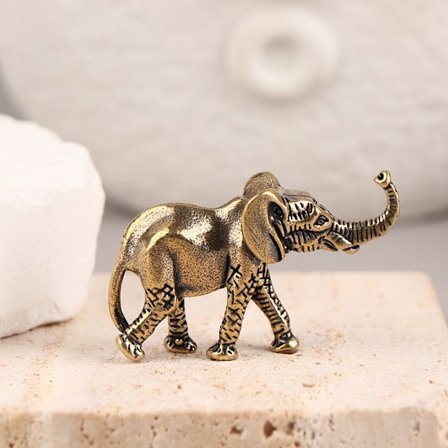 Antikke bronze miniature elefantfigurer Tea Pet Bord Orname