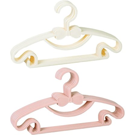 20 st babyhängare, barnkläderhängare, plast babykläder