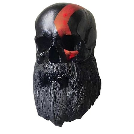 Motorcykel Kranie Hjelm Holder Vægmontering, Multi-anvendelser Aftagelig Kranie/skæg Hjelm Rack, Resin Håndværk Hjelm Stand F