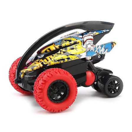 Nyhet Offroad Spining Bil Fire Hjul Barn Trekk Tilbake Kjøretøy Leke (Farge: Rød)