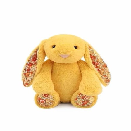 Jellycat Gul Blomstret Kanin Kæledyr Beroligende Dukke