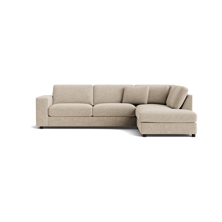 Oasis Ecksofa, rechts, modernes Design in Anthology Beige, gemütliches L-Form Sofa mit hochwertiger Nozag-Federung und weichem Polster, 79cm