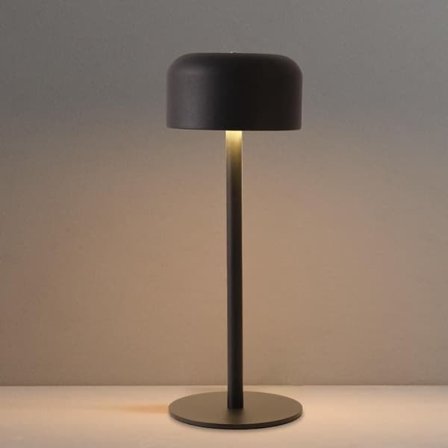 LED Trådlös Bordslampa, Portabel 5000mAh Utomhusbordslampa, 3 Färger Steglös Dimmer Sängbordslampa med Minnesfunktion, Uppladdningsbart Batteri...