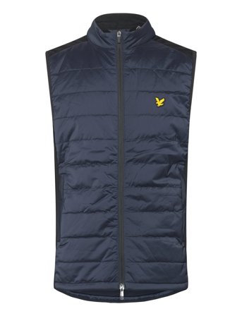 Wadded Golf Gilet Sport Men Sport Clothing Sport Outerwear Sport Jackets Sport Vests Navy Lyle & Scott Sport