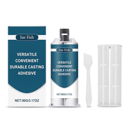 Super Metal Støbe-klæbemiddel Kraftig Epoxy Resin Lim til Metal, Stål, Plast, Glas, Keramik Vandtæt, Hurtighærdende & Varmebestandig Bond AB Dua