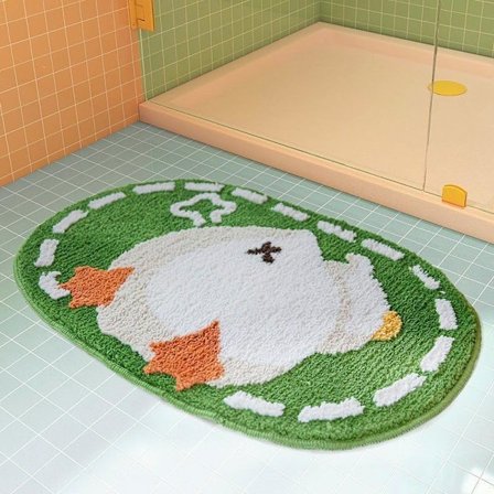 Halkskyddad badrumsmatta Duschmatta med mönster Inomhus Entrématta för