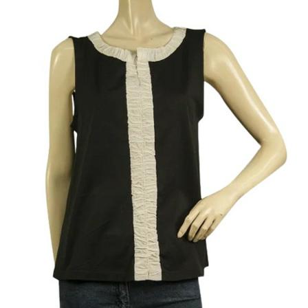 Moncler Pre-owned Pre-owned Bomuld toppe Sort, Dame