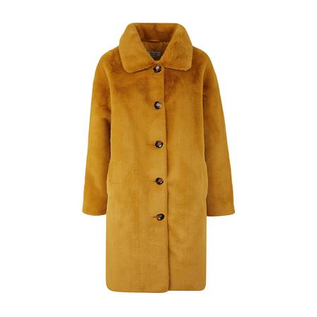 Betta Corradi, Single-Breasted Coats Żółty, Kobieta, Rozmiar: M