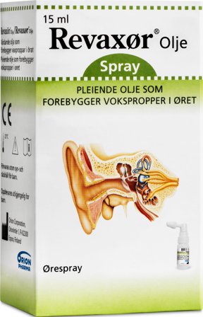 Revaxør olje ørespray forebygg