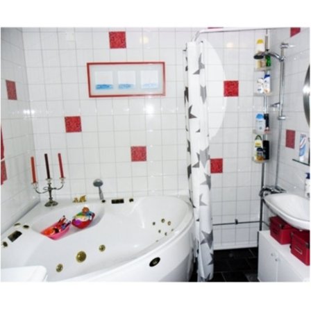 Röd mosaik Kakeldekor Självhäftande 24-pack