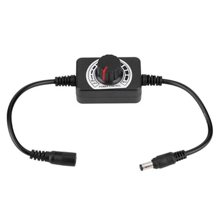 5-24V Justerbar DC Hastighetskontrollbryter Trinnløs Lystemperaturbryter for Motordrill Hastighetskontroll
