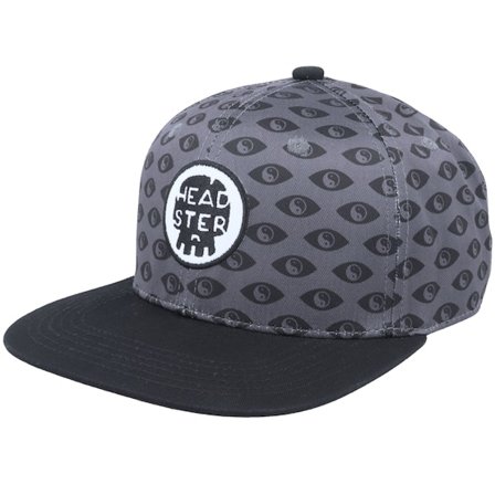 Kinder Headster - Grau snapback Cap - Kinder Opposites Attract Deep Charcoal Snapback @ Hatstore