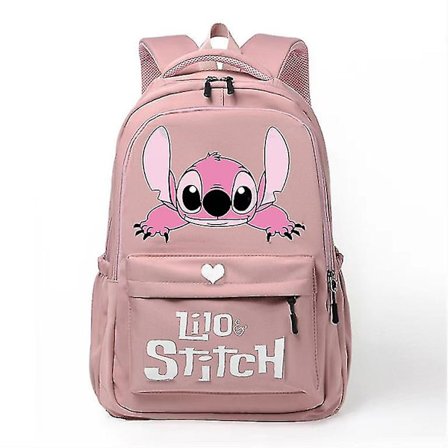 Anime Stitch Rygsæk Børneskoletasker Piger Dagrygsæk Børn Teenager Tasker Kawaii Vandafvisende Stor Kapacitet Skoletaske