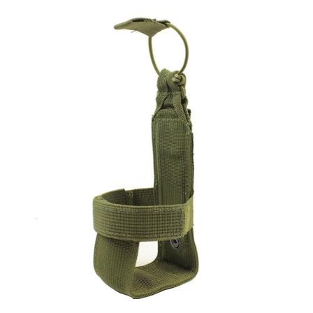 Nylon Vandflaskebærer Talje Bælte Holder Pose Til Vandreture Udendørs Løbetur (brun)Grøn1STK Green 1PCS