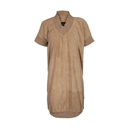 Onstage, Dress suede Beige, Dames, Maat:M