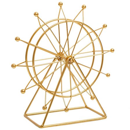 KaffeBord Dekoration Ferris Hjul Ornament Ferris Hjul Presenter Guld Ferris Hjul Moderna Figurer