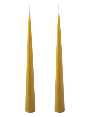 Hand Dipped Decoration Candles, 2 Pack Home Decoration Candles Pillar Candles Orange Kunstindustrien