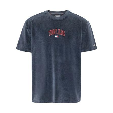 Tommy Hilfiger T-shirt , Blauw , Heren , Maat: L