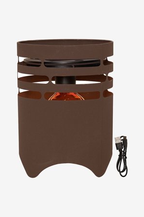 Star Trading - Solcelle lanterne marron 25cm - Brun - Solcellelamper - Fra Homeroom