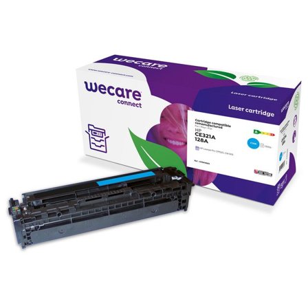 WECARE Toner HP CE321A 1,3K cyan - Lyreco - Toner och bläck - Tonerkassetter - Toner WeCare