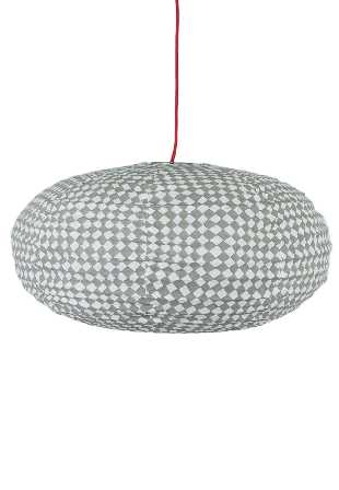 A World of Craft TRIANGLE OVAL Lampskärm Belysning Grå Ø 65 cm