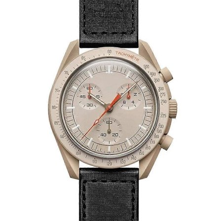 Planet Six Kvartsikello Kronografi Valoisa Näyttö Vedenkestävä Kuu Merkurius Design