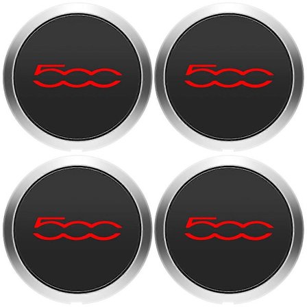 4 kpl 133 mm pyöränkeskiö Fiat 500 -vanteisiin, keskiökupusarja 68078419AC 68078421AC pölysuoja 51884863