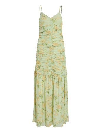 Vila | Viuma Mesh Strap Maxi Dress/Dc/Ka | L