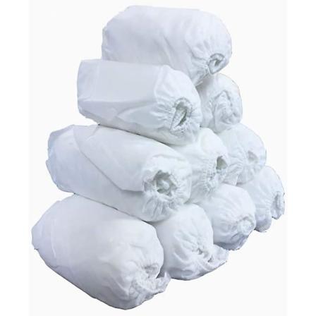 Förpackning med 100 engångsskydd för skor i non-woven-tyg