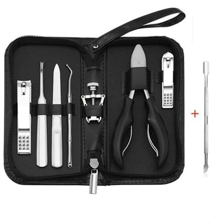 Inngrodd Tåneglsett, Negleklippere i Rustfritt Stål Neglepleie Manikyr Pedikyrverktøy, Profesjonelle Negleklippere