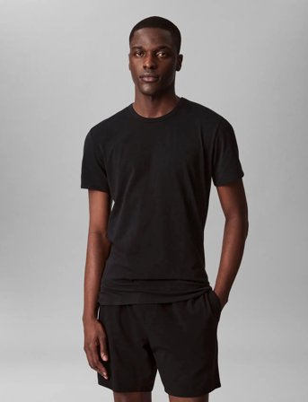 Calvin Klein S/S Crew Neck 3Pk - Black - S