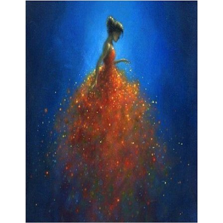 5D DIY Aikuisille ja lapsille timanttimaalaussetti Tanssija Täysi timanttikirjonta Ristipisto Kristallitimanttimaalaus Taide Seinäkoriste Maalaus 