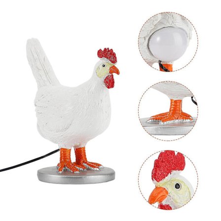 Kyllingelampe Sjov Kylling Lægger Æg Lys Led Hønse Æg Lys