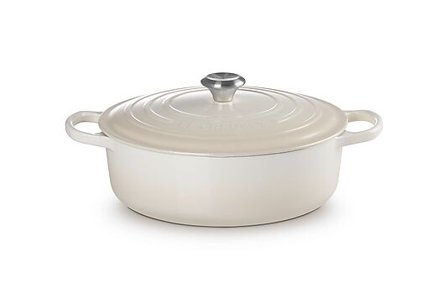 LE CREUSET Støpejernsgryte lav 30cm/6,2l Meringue