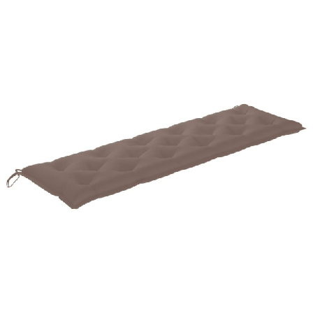 Vidaxl Bänkdyna För Trädgården Taupe 180x50x7 Cm Tyg Taupe