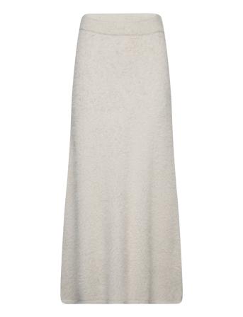 YAS Yascharlotte Ankle Knit Skirt - Ka Grå
