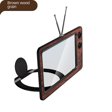 12-tommer high-definition skærmforstørrer, videoforstørrer til mobiltelefonskærm, smartphoneholder.