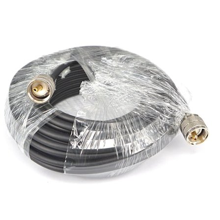 15m CB-antenniradiokaapeli RG58 koaksiaalinen koaksiaalinen UHF PL-259