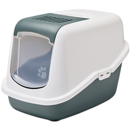 Savic - Katteboks Nestor Nordic Grønn 56x39x38cm - Katt - Kattedo & kattetoalett - Kattedo & kattetoalett med tak - ZOO.no