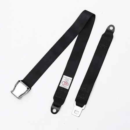 Flysete med topunktsbelte, flysete med topunktsbindingsbelte, setebelte, helmetallbelte