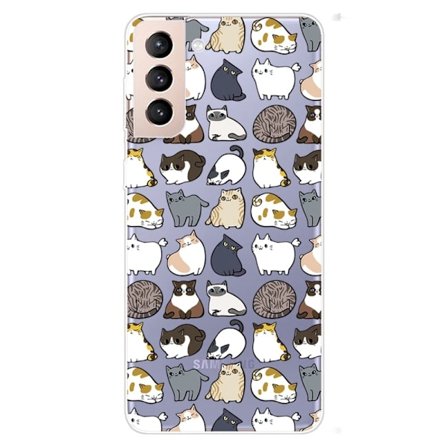 Deco Samsung Galaxy S22 Suojakotelo - Cute Cats