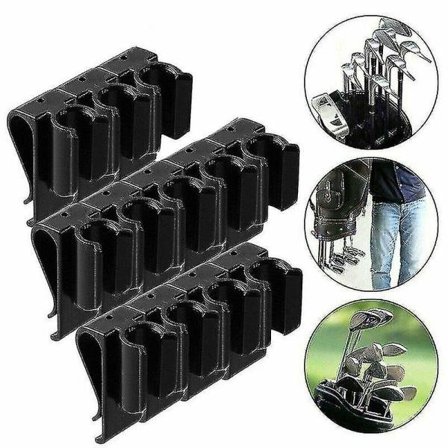 14 stk. Golfkølle Organisatorer Putter Holder Taske Klemme Holder Jernbeskyttelse Tilbehør