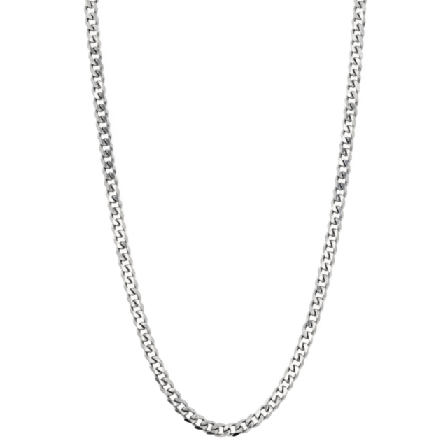 by BILLGREN Havel Steel Necklace Gold Accessoarer Herr Silver 50 cm