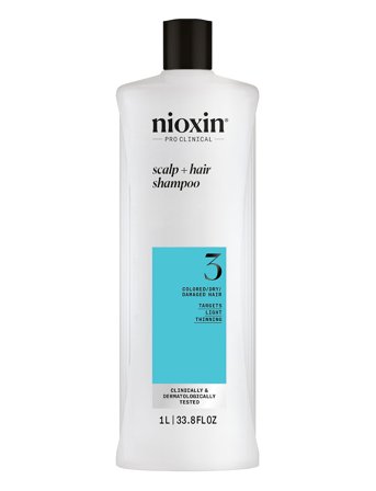 Nioxin Nioxin System 3 Shampoo For Colored Thinning Hair 1000 Ml - Nude - 1000 ml