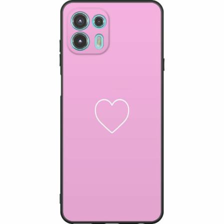 Motorola Edge 20 Lite Svart Skal Hjärta