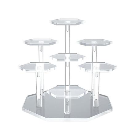 Akryl Displaystativ for Figurer, Samleobjekter, Dukker, Samling Organizer Holder, Samleobjekter S