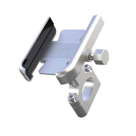 Cykel mobil telefon hållare 360° rotation aluminium legering motorcykel cykel mobil telefon fäste